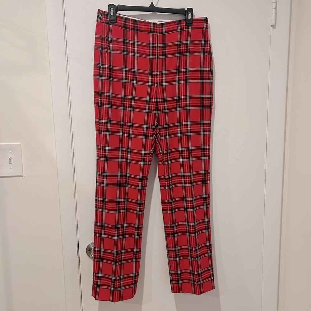 Jcrew pants new Tartan Holiday Christmas